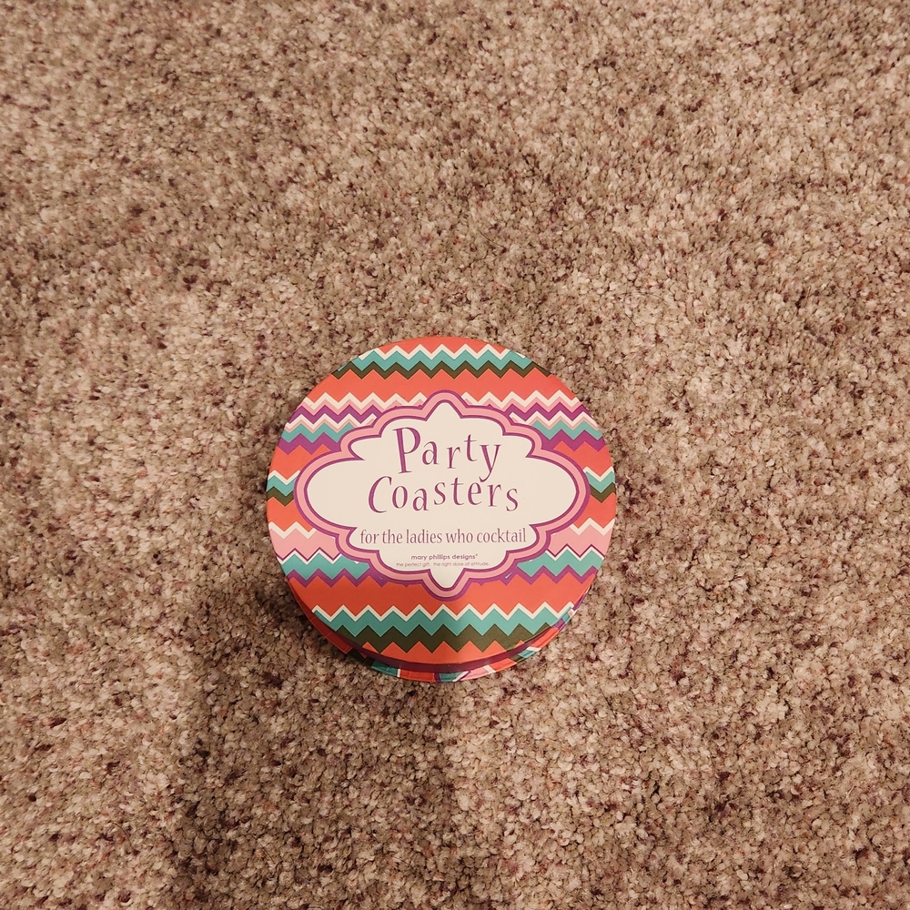Colorful Party Coasters for Ladies